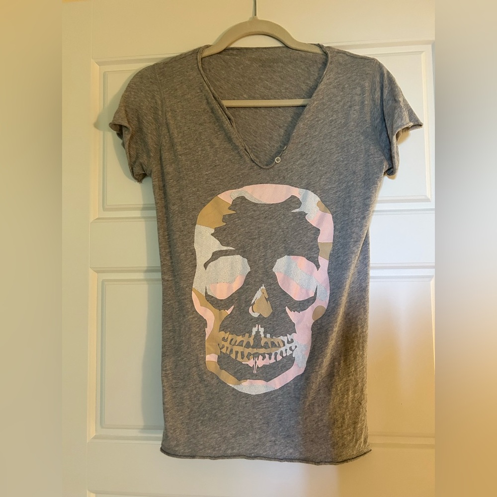 *SOLD* Zadig & Voltaire skull tee - size XS